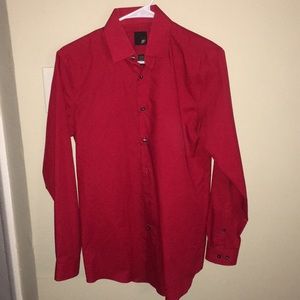 Small red J.Ferrar dress shirt